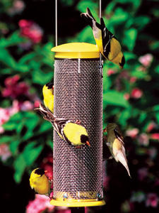 mesh finch feeder